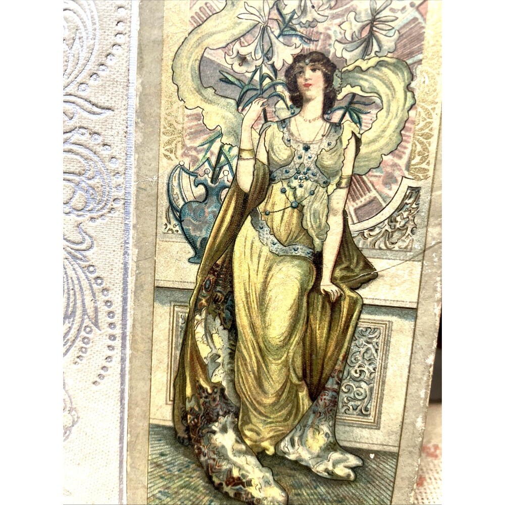 Antique Art Nouveau Book The Brownies Hurst & Co 1800s Small Hardcover